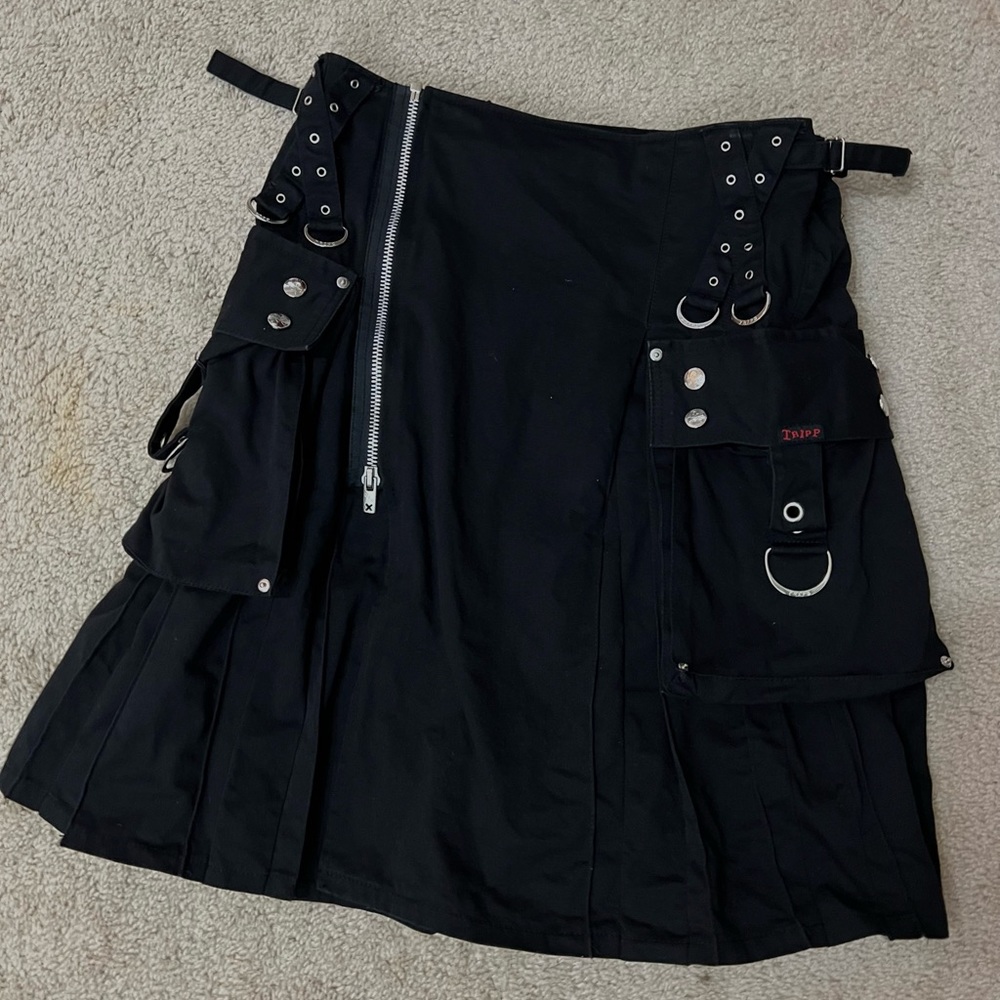 Black Gothic Tripp Kilt Size M